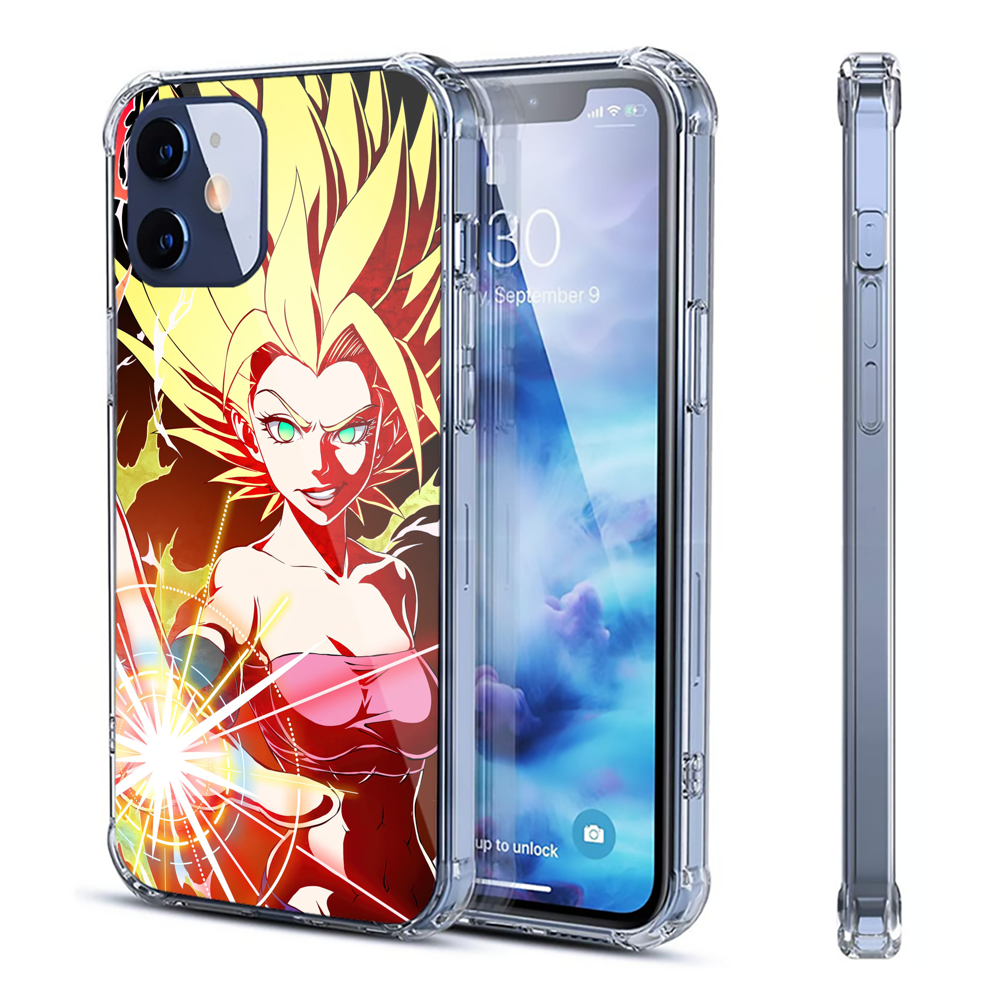 （画像用） ドラゴンボール DRAGON BALL 【iPhone 12シリーズ対応】透明スマホケース（クリアソフトケース）